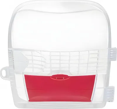 Produktbild von Catit Cabrio Fronttür rot/grau