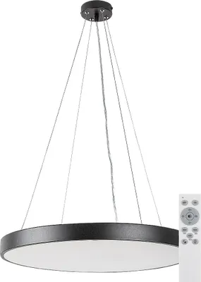 Produktbild von Rabalux 71041 Pendelleuchte Tesia, 60W, 2700lm, schwarz-weiß, rund, Modern, dimmbar, ø600mm