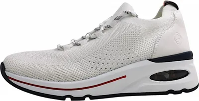 Image de Remonte, chaussures de sport à lacets, blanches, pour le quotidien