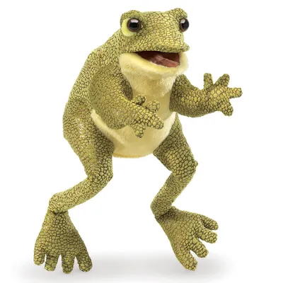 Produktbild von Folkmanis Handpuppe lustiger Frosch 30 cm
