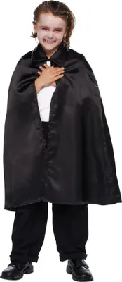 Produktbild von Mottoland Faschingskostüm Umhang schwarz, Größe 152, Farbe schwarz
