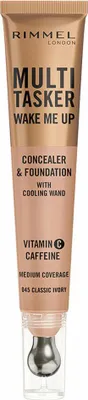 Immagine prodotto di Multi-Tasker Wake Me Up correttore illuminante con applicatore massaggiante 045 Classic Ivory 20ml