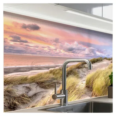 Produktbild von Küchenrückwand 60x80 cm Selbstklebend Küchen Wand Schutz Küchenfronten