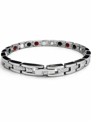 Produktbild von S&T DESIGN Edelstahlarmband Herren Edelstahl Armband Armreif Metall verstellbar Silber (Solides 316L Edelstahl, 1-tlg., Metall)