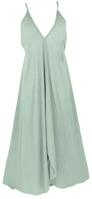 Produktbild von Boho Sommerkleid, Magic Dress, Strandkleid, Maxikleid - Pistazie, Damen, Grün, Viskose, Kleider
