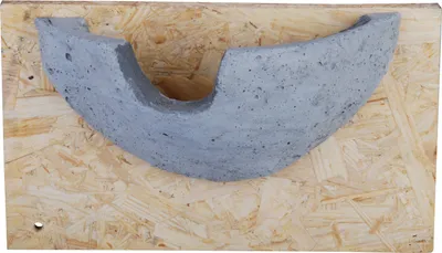 Produktbild von Mehlschwalbennest Kunstnest Außenbereich wetterfest Beton Holz 24.1x8.7x14.7 cm