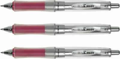 Produktbild von Pilot Kugelschreiber Dr. Grip Equilibrium 3er-Set rot