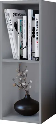 Immagine prodotto di Scaffale CD DVD in legno | Deposito | Dimensioni H. 72 x W. 34 x D. 30 cm | Scaffale decorativo | Libreria - Mendas 2 scomparti