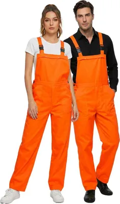 Produktbild von Gärtnerhose Latzhose orange M