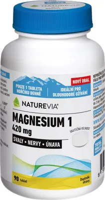 Obrázek produktu pro NatureVia Magnesium 1 420 mg 90 tablet