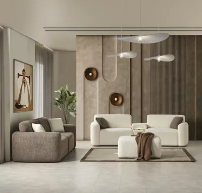 Produktbild von Relaxgarnitur Sofa-Set Sofagarnitur Lounge Polster Sitzgruppe Sofa Couch 3tlg