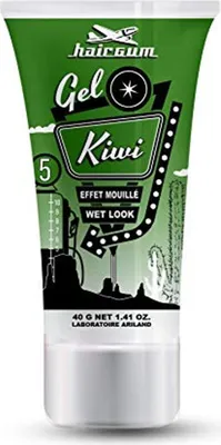 Produktbild von Hairgum Haargel für starken und langanhaltenden Halt, mit Kiwi-Duft, 40g