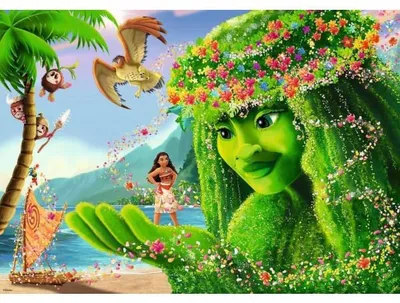 Image de Puzzle vaiana avec te fiti et maui 1000 pièces - collection disney - ravensburger - 12001680