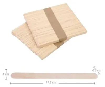 Zdjęcie produktu dla Eurostil hö lzerne Torba na szpatułkę 115X110Mm Opakowanie 100 sztuk