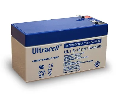 Produktbild von Wentronic 78243, 1300 mAh, Plombierte Bleisäure (VRLA), 12 V