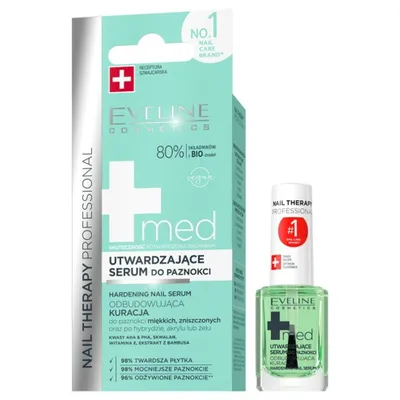 Obrázek produktu pro Eveline Nail Therapy Professional Med+ Sérum na zpevnění nehtů 12ml