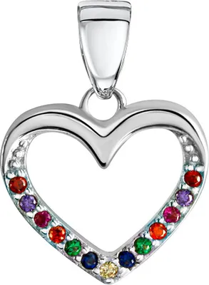 Produktbild von Damen Anhänger 925 Sterling Silber Kristalle