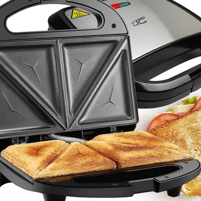 Produktbild von Grosser Toaster Sandwichtoaster Antihaftbeschichtung