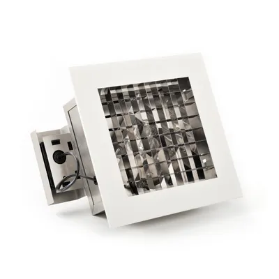 Produktbild von Konstsmide Einbauleuchte Gustav Aluminium, weiß lackiert, Reflektor 7092-200