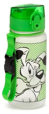 Obrázok produktu pre Idefix (Dogmatix) Asterix detská fľaša na vodu 350 ml, fľaša s nepretekajúcim uzáverom