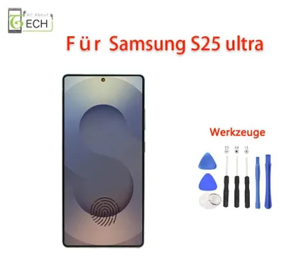 Produktbild von Für Samsung Galaxy S25 Ultra LCD Display (OLED) mit Rahmen Touchscreen Bildschirm