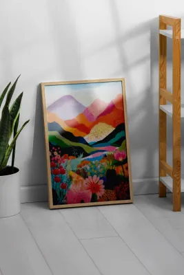 Image de Wallity, Artsrmdl2, Tableau décoratif encadré, multicolore, bois, 33 x 48 cm