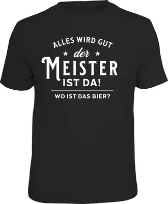 Produktbild von Bier - Textilien - Der Meister ist da