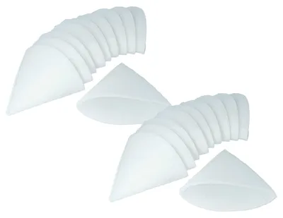 Produktbild von vhbw 20x Kegelfilter Ersatz für Zehnder 990320032 für Lüftungsanlage - Abluftfilter G4 / ISO Coarse 60%, DN 125 Weiß