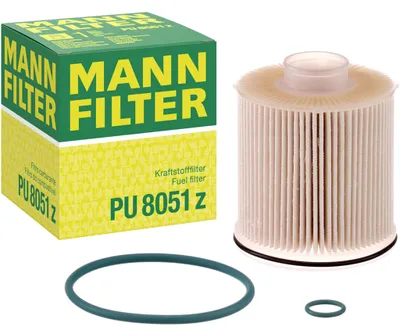 Produktbild von Kraftstofffilter MANN-FILTER Polyurethan8051 z passend für MERCEDES-BENZ Citan II Kastenwagen (420) Filtereinsatz