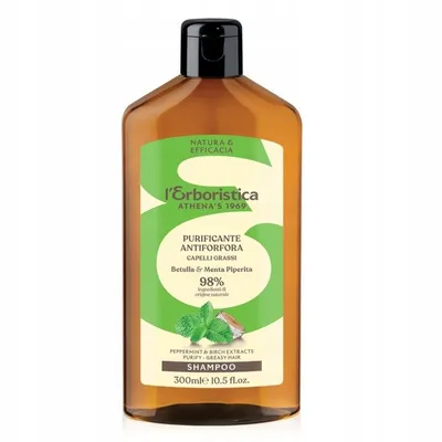 Imagen del producto de L'Erboristica 1007008, 300 ml, Champú, Uso doméstico, Para mujeres, Cabello graso, Apto para todos los colores