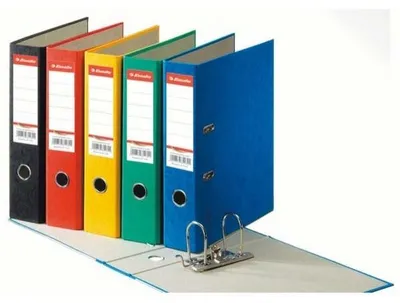 Produktbild von Zakladač pákový Esselte Rainbow 5cm červený