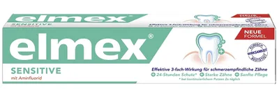 Produktbild von Elmex Sensitive Zahnschutz Zahncreme, 75 ml - Sanfte Pflege für empfindliche Zähne