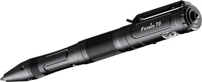 Produktbild von Fenix T6PENBK, Stift-Blinklicht, Schwarz, Aluminium, Tasten, Akkustand, Ladend, IP66