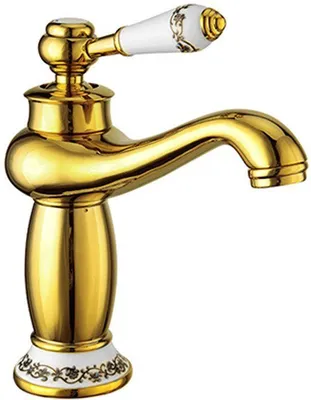 Produktbild von Mexen Draco Waschbeckenarmatur, gold - 745400-50