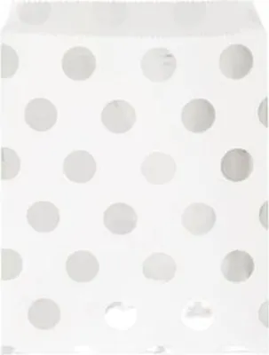 Produktbild von Unique Party 62880, Silber, Weiß, Rechteck, 8 Stück(e), 183 mm, 133 mm