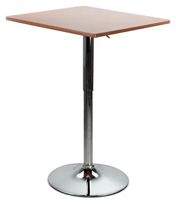 Immagine prodotto di WeHome - Tavolino da bar, tavolino alto, tavolino regolabile in altezza, forma quadrata