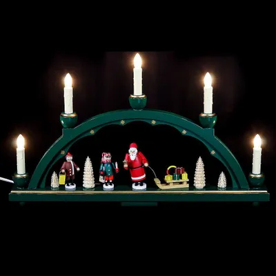 Productafbeelding van Kerstman-lichtboog (48x28 cm) van Richard Glässer