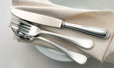 Immagine prodotto di Forchetta da tavola Sambonet S0576 Perles, acciaio inossidabile 18/10