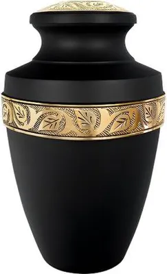 Produktbild von XXL Urnen für Menschen&Haustiere Asche-3.5L|Metall Tierurnen für Hunde & Katzeurne|Stilvolle Gedenkurne für Asche Urne Mensch|Gold urne mit Deckel