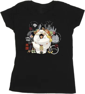Produktbild von Disney - "Big Hero 6" T-Shirt für Damen BI13244 (XXL) (Schwarz)