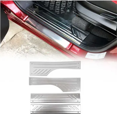 Zdjęcie produktu dla Listwy progowe do Fiat Doblo 2010-2024 stal nierdzewna 4szt