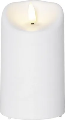 Immagine prodotto di Candela LED BEST SEASON Fiamma da esterno 13x7,5cm bianco