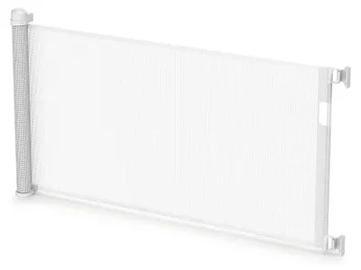 Obrázek produktu pro NAIZY Výsuvná ochranná síťka 88,5 × 180 cm, bílá, rozvíratelná síťka, bariéra pro domácí mazlíčky, bezpečnostní zábrana pro domácnost