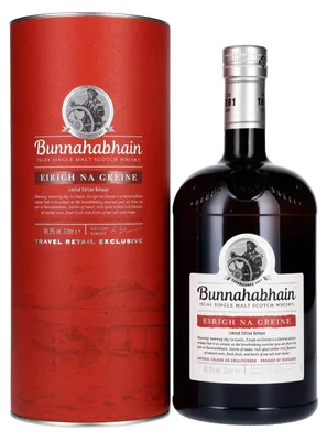 Produktbild von Bunnahabhain EIRIGH NA GREINE Islay Single Malt Scotch Whisky 46,3% Vol. 1l in Geschenkbox