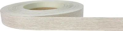 Produktbild von Kantenumleimer 4x500 cm - Eiche Kalk - Melamin Kantenband mit Schmelzkleber für stabile Möbelkanten - Umleimer für Schutz und dekorativen Abschluss von Möbelplatten - Furnierband zum Aufbügeln