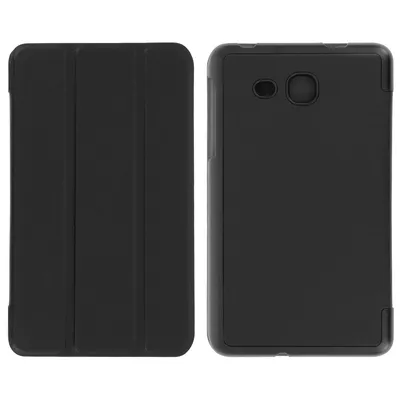 Produktbild von Avizar, Dünne Flip-Schutzhülle für Galaxy Tab A 2016 7.0 – Mit Standfunktion, Schwarz
