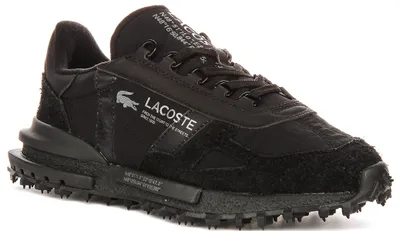 Produktbild von Lacoste Elite Active In Black Black For Men – 9 UK - 43 EU - 10 US / Black Black