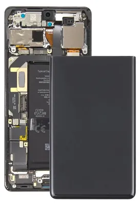 Immagine prodotto di Per Google Pixel 7 Black Battery Cover Parte di ricambio coperchio posteriore della batteria Nuovo