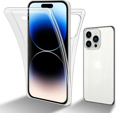 Obrázok produktu pre Cadorabo Ochranné puzdro pre Apple iPhone 14 PRO MAX Case in Transparent 360° Case Full Body Mobile Phone Cover Case