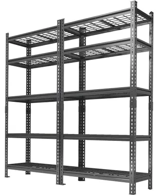 Obrázek produktu pro Skladové skříně, ocel pro těžká břemena, nastavitelný design, 2 ks